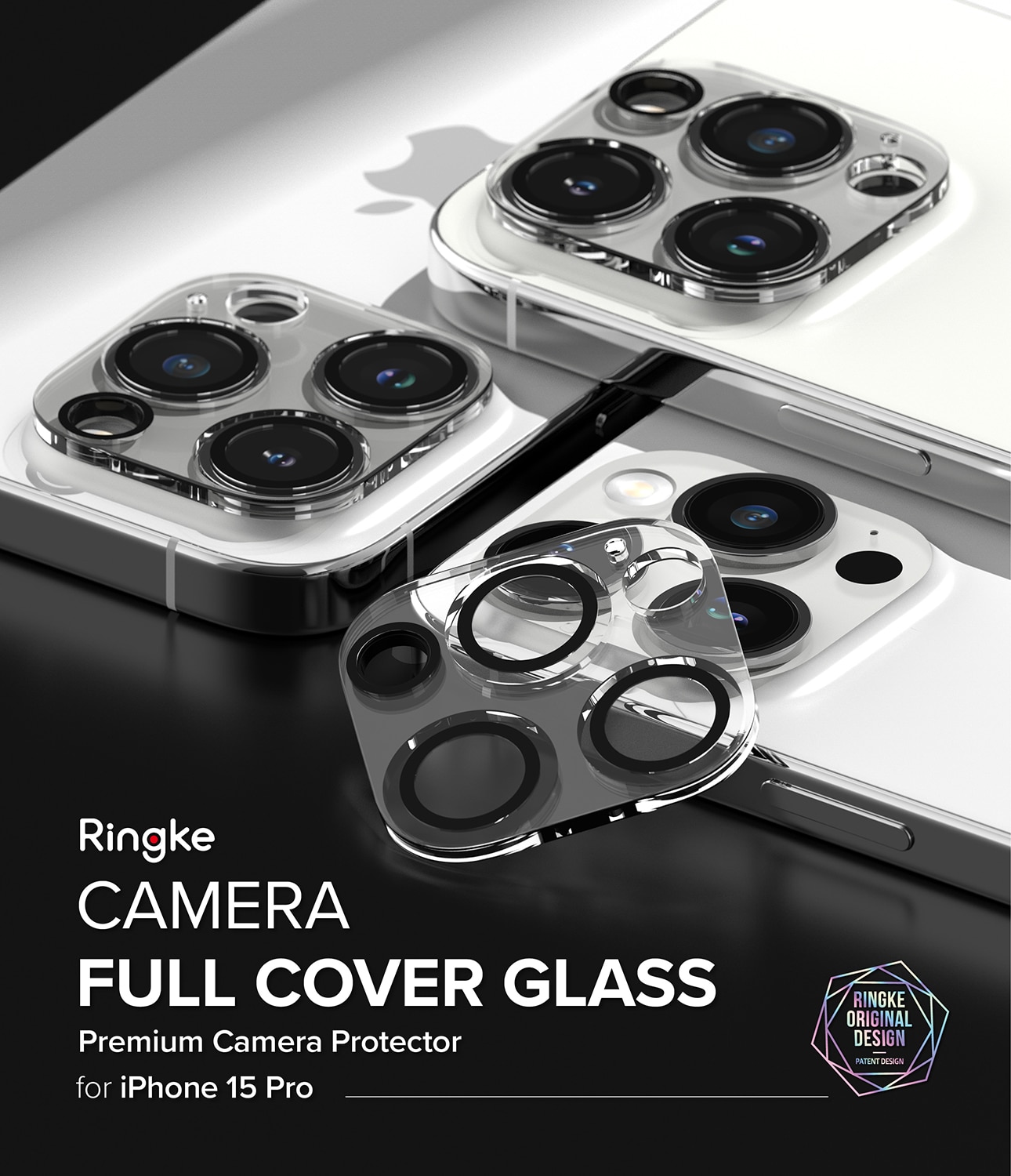 iPhone 15 Pro Camera Protector Glass (2-pack) Transparent