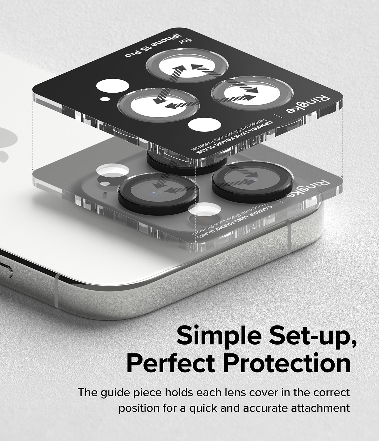 iPhone 15 Pro, Camera Lens Protector Glass