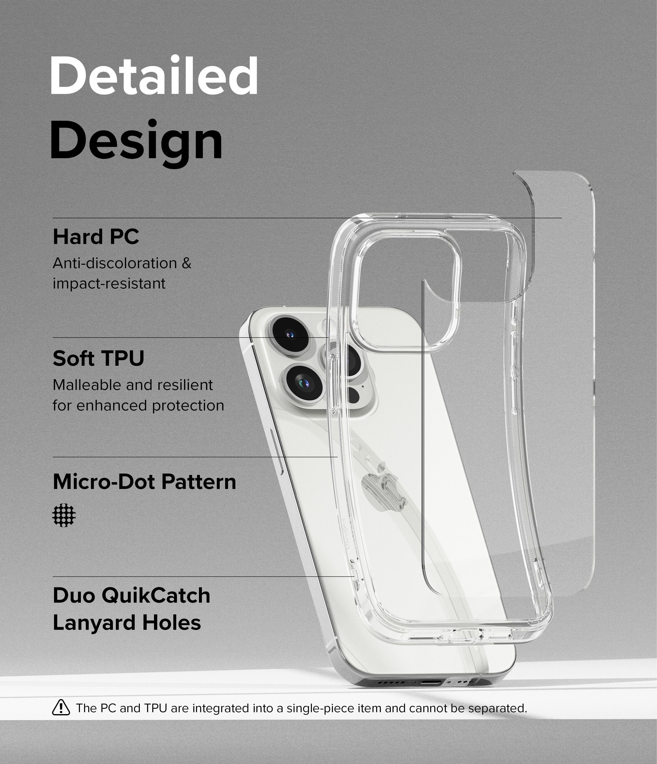 iPhone 15 Pro Max Fusion Case Clear