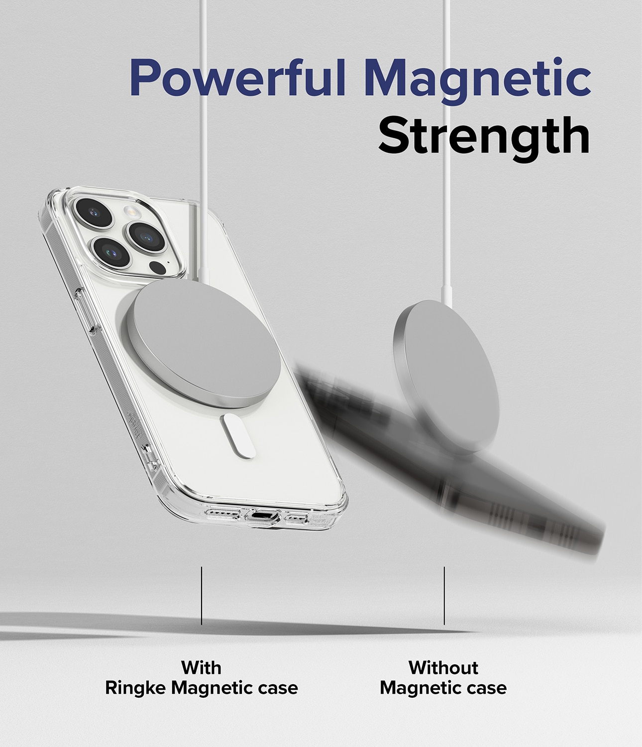 iPhone 15 Pro Max Fusion Magnetic Case Transparent