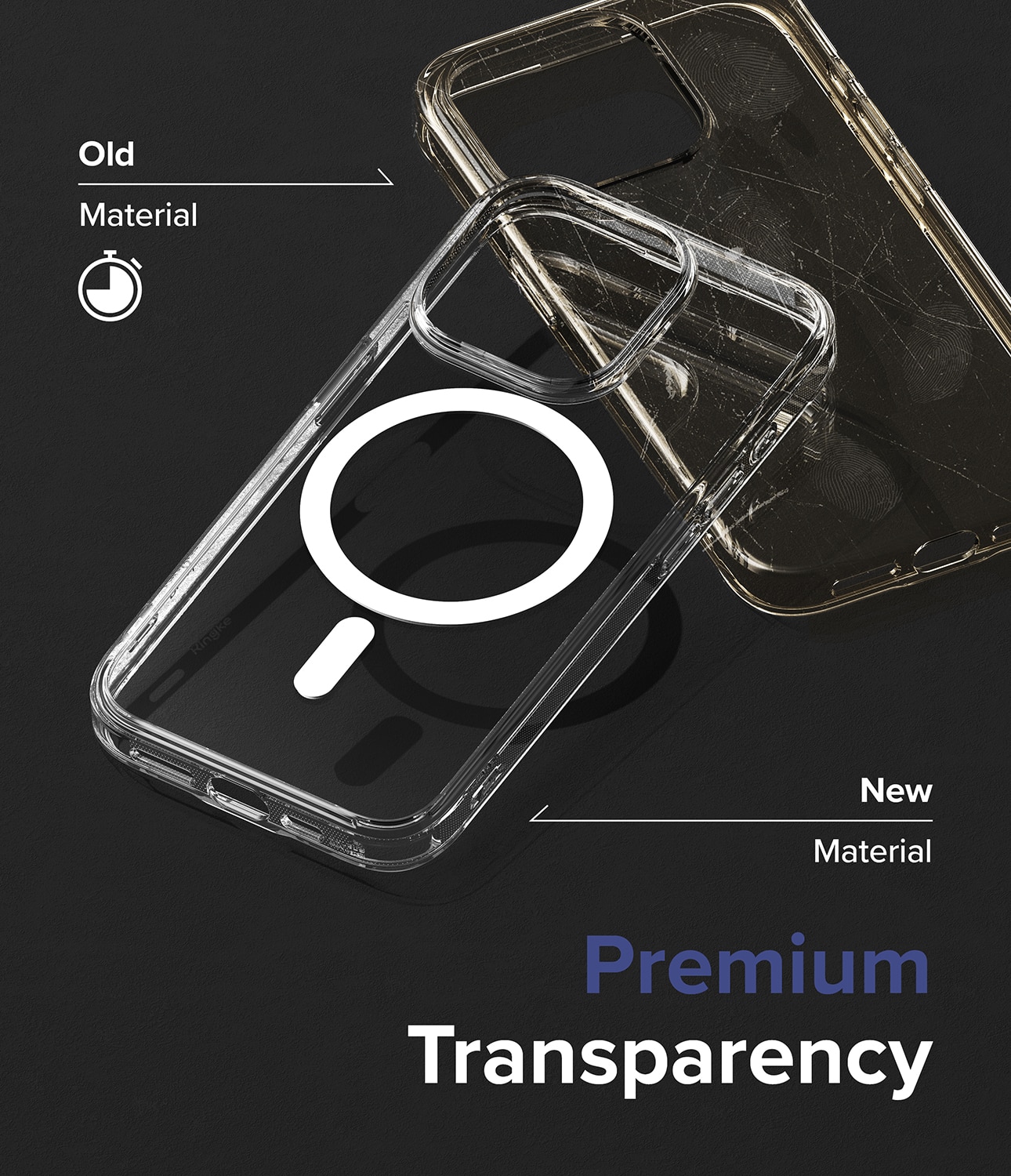 iPhone 15 Pro Fusion Magnetic Case Transparent