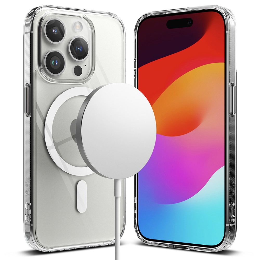iPhone 15 Pro Max Fusion Magnetic Case Transparent