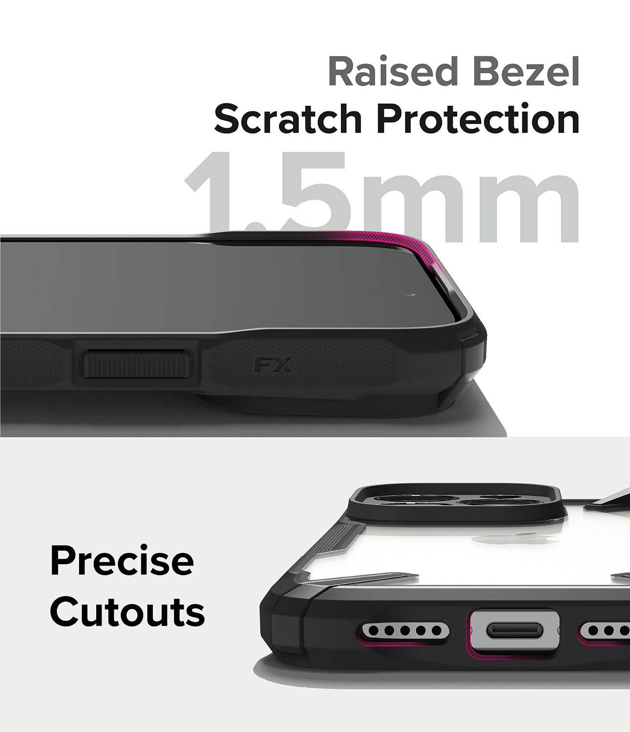 iPhone 15 Pro Max Fusion X Case Black