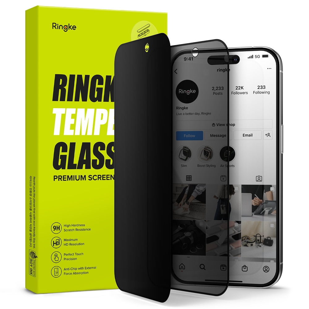 iPhone 15 Pro Privacy Screen Protector Glass
