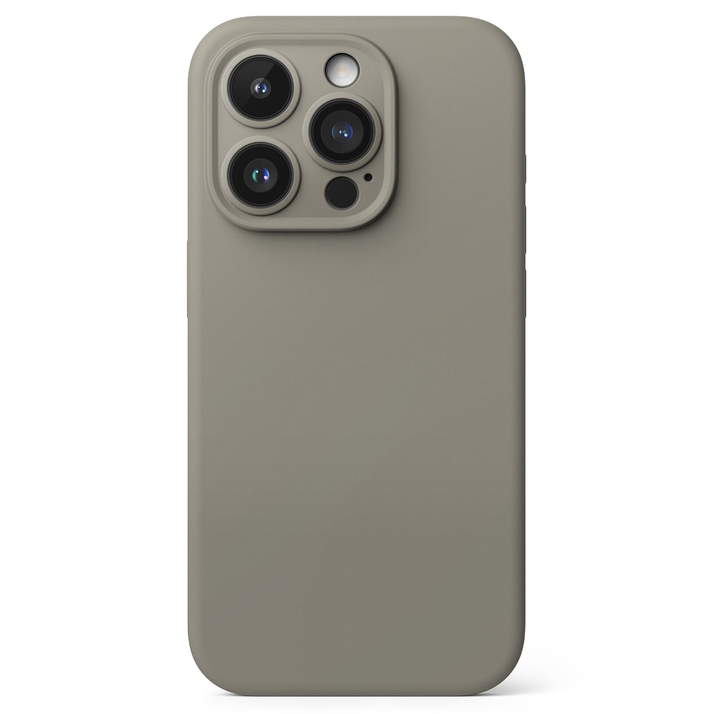 iPhone 15 Pro Silicone Magnetic Case Grey