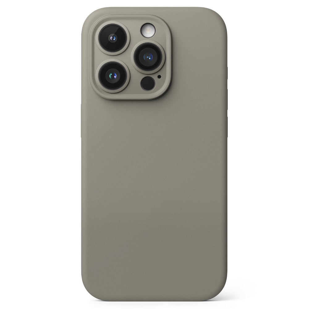 iPhone 15 Pro Silicone Magnetic Case Gray