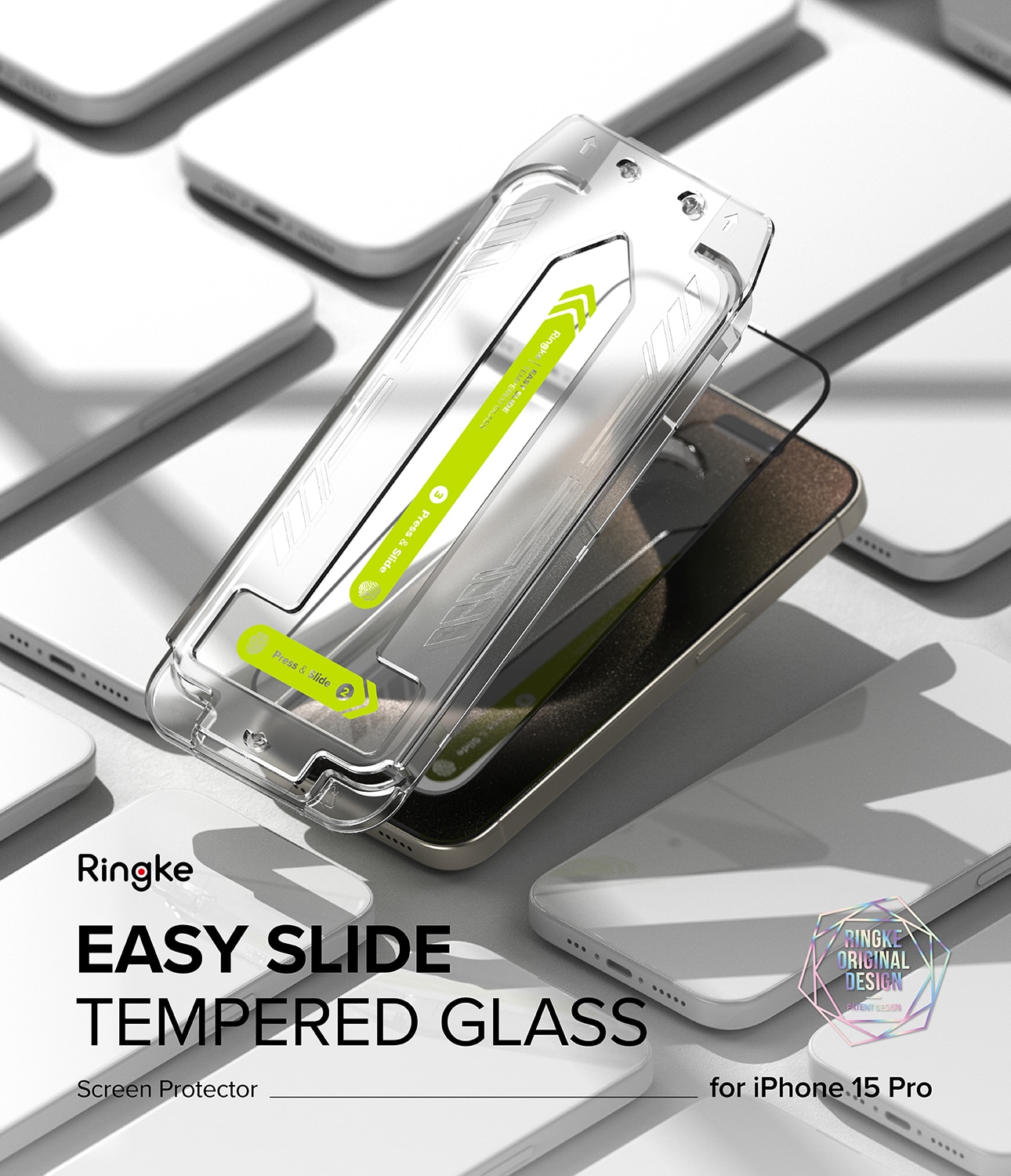 iPhone 15 Pro Easy Slide Glass (2-pack)