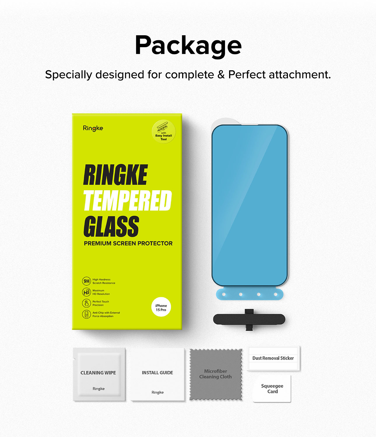 iPhone 15 Pro Screen Protector Glass