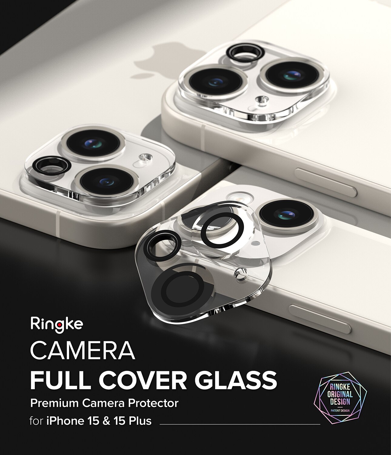 iPhone 15 Plus Camera Protector Glass (2-pack) Transparent