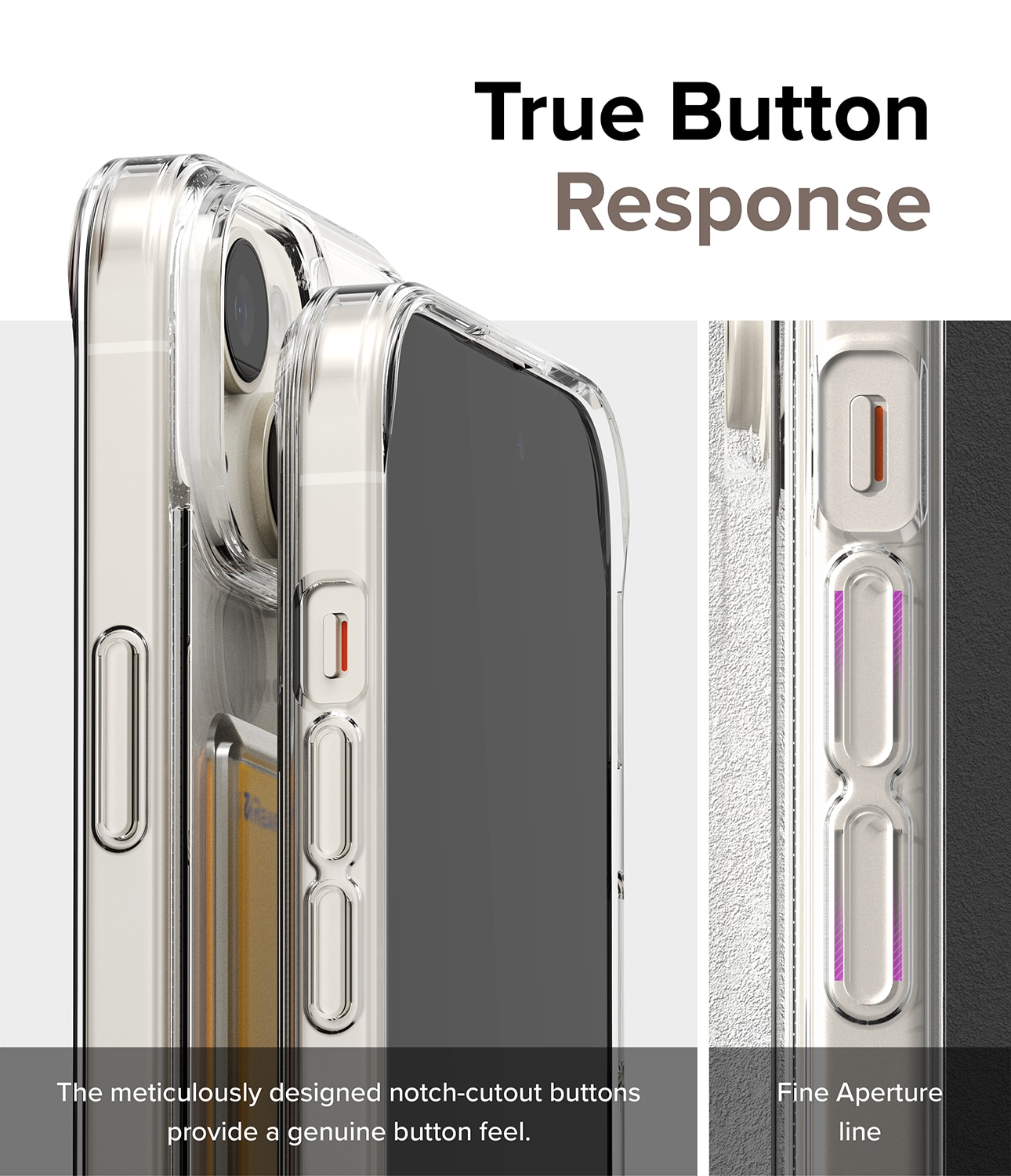 iPhone 15 Fusion Card Case Transparent