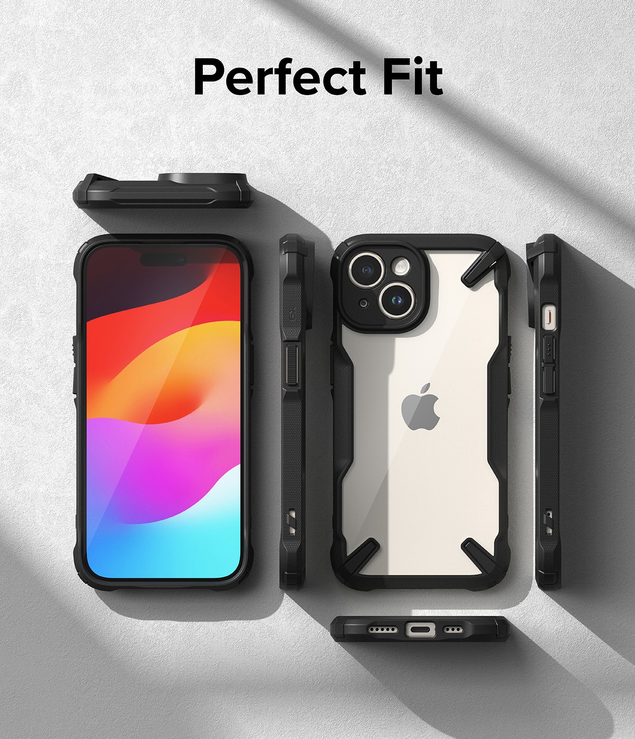 iPhone 15 Fusion X Case Black