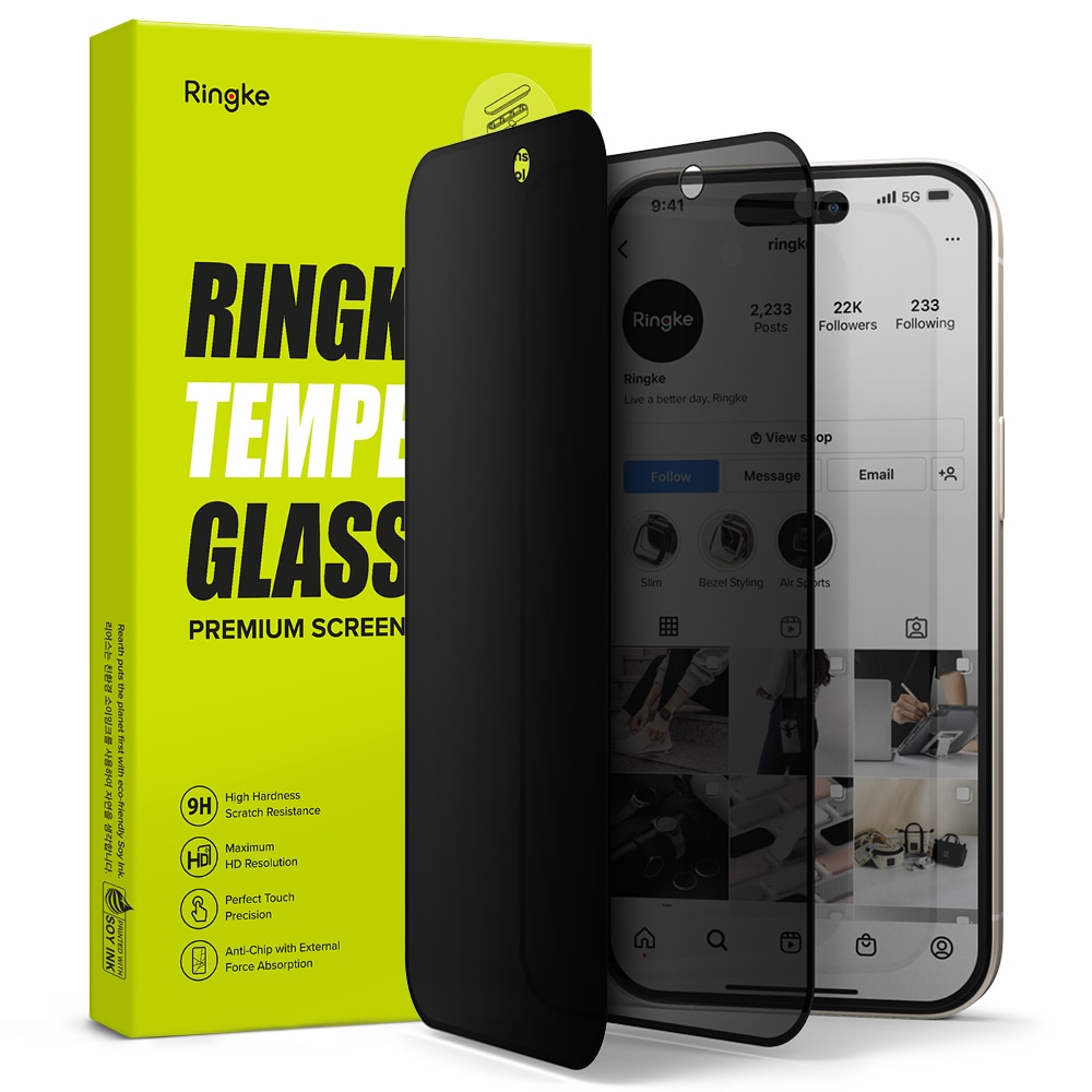 iPhone 15 Privacy Screen Protector Glass