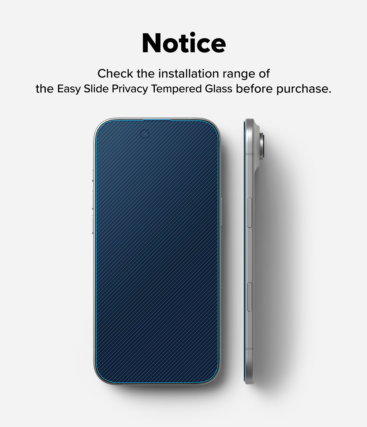 iPhone 17 Air Easy Slide Privacy Glass (2-pack)