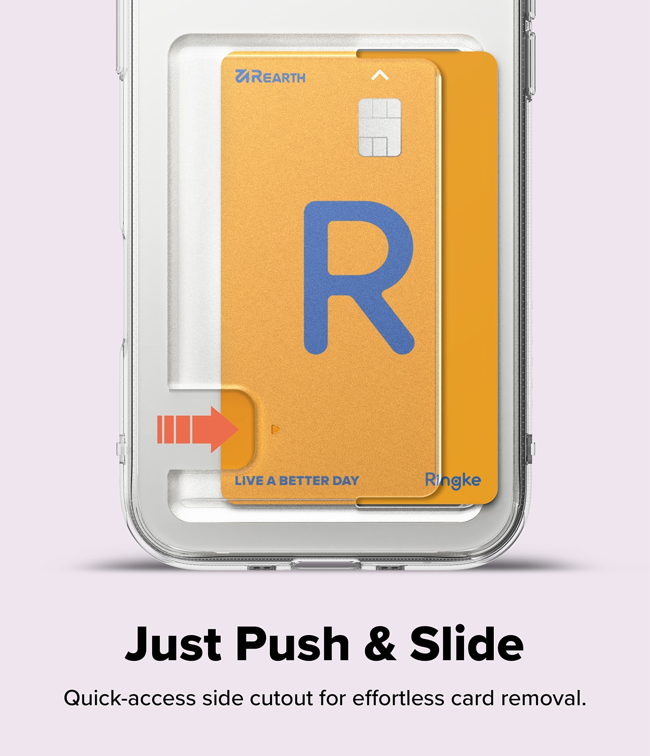 iPhone 17 Air Fusion Card Case Transparent
