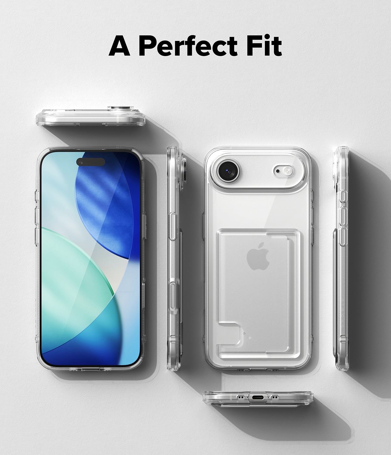 iPhone 17 Air Fusion Card Case Transparent