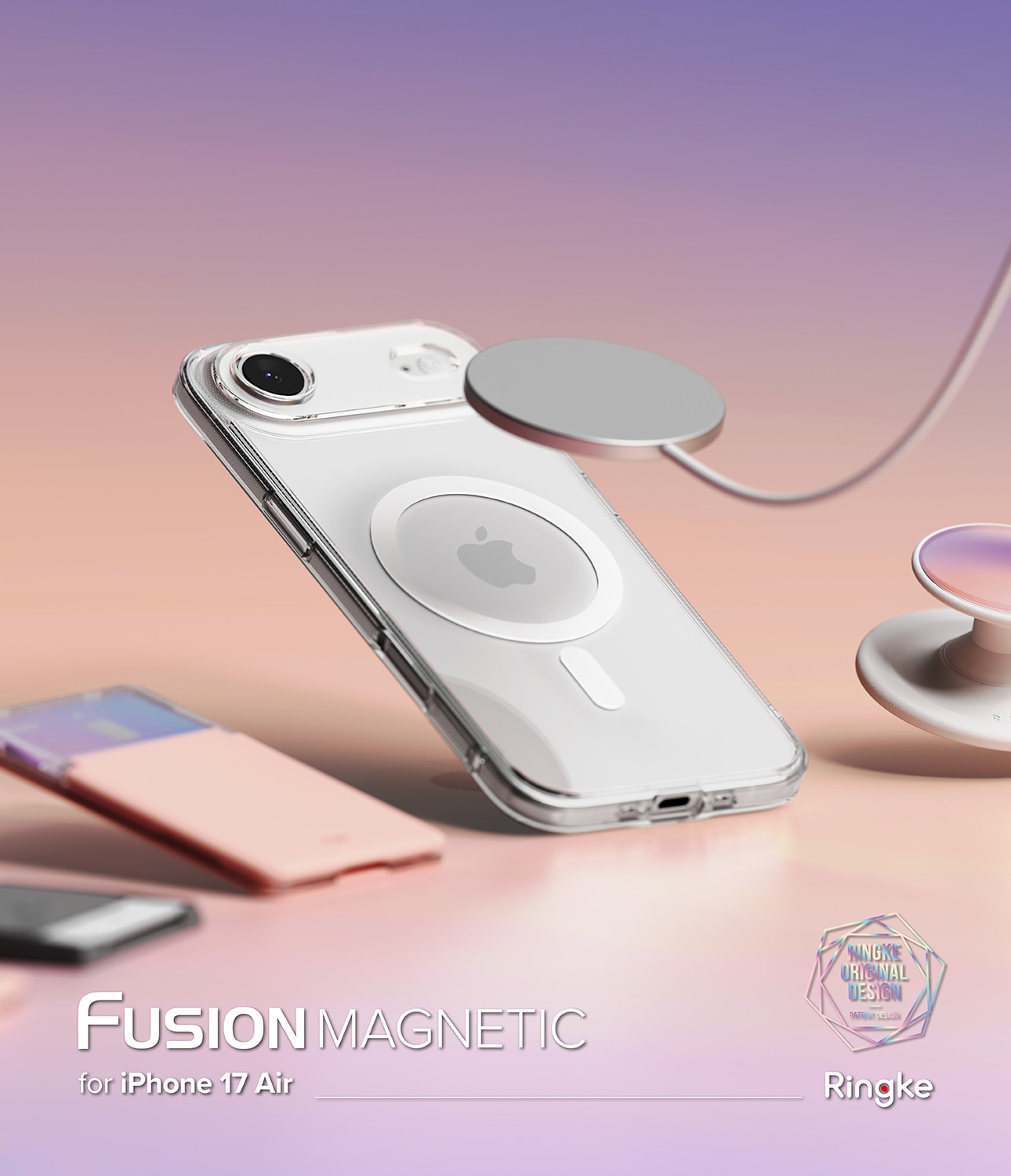 iPhone 17 Air Fusion Magnetic Case Transparent