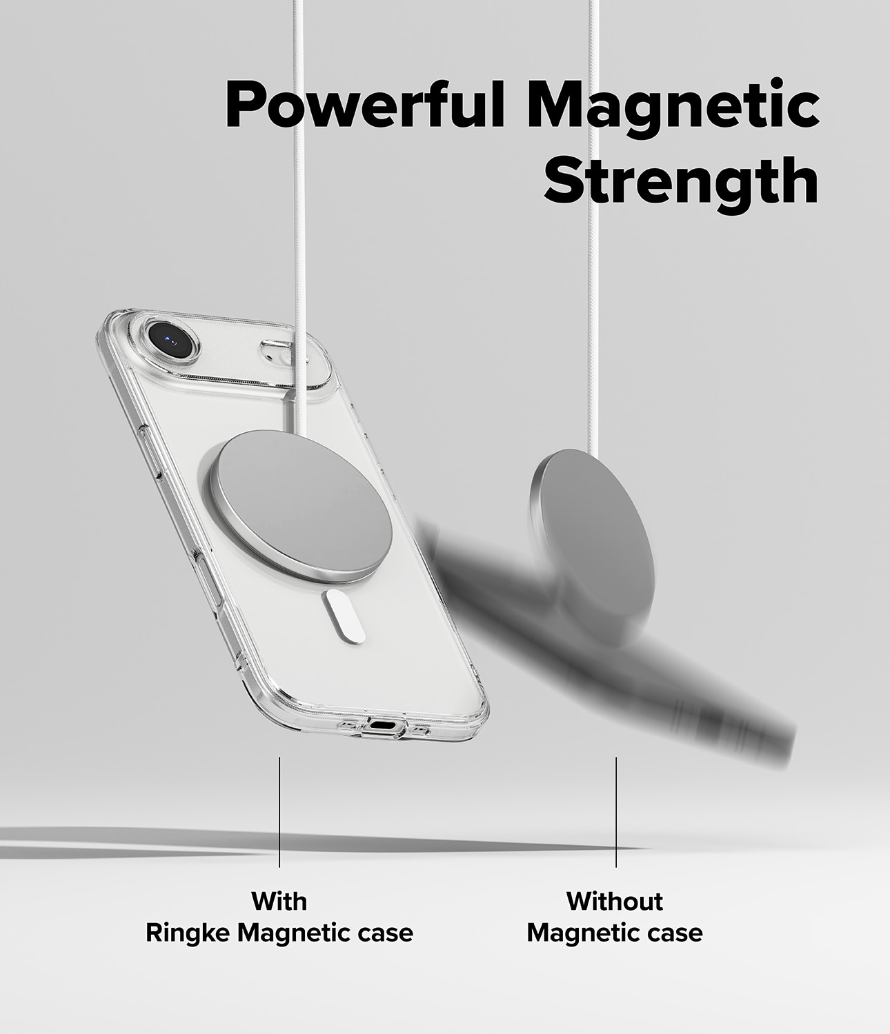 iPhone 17 Air Fusion Magnetic Case Transparent