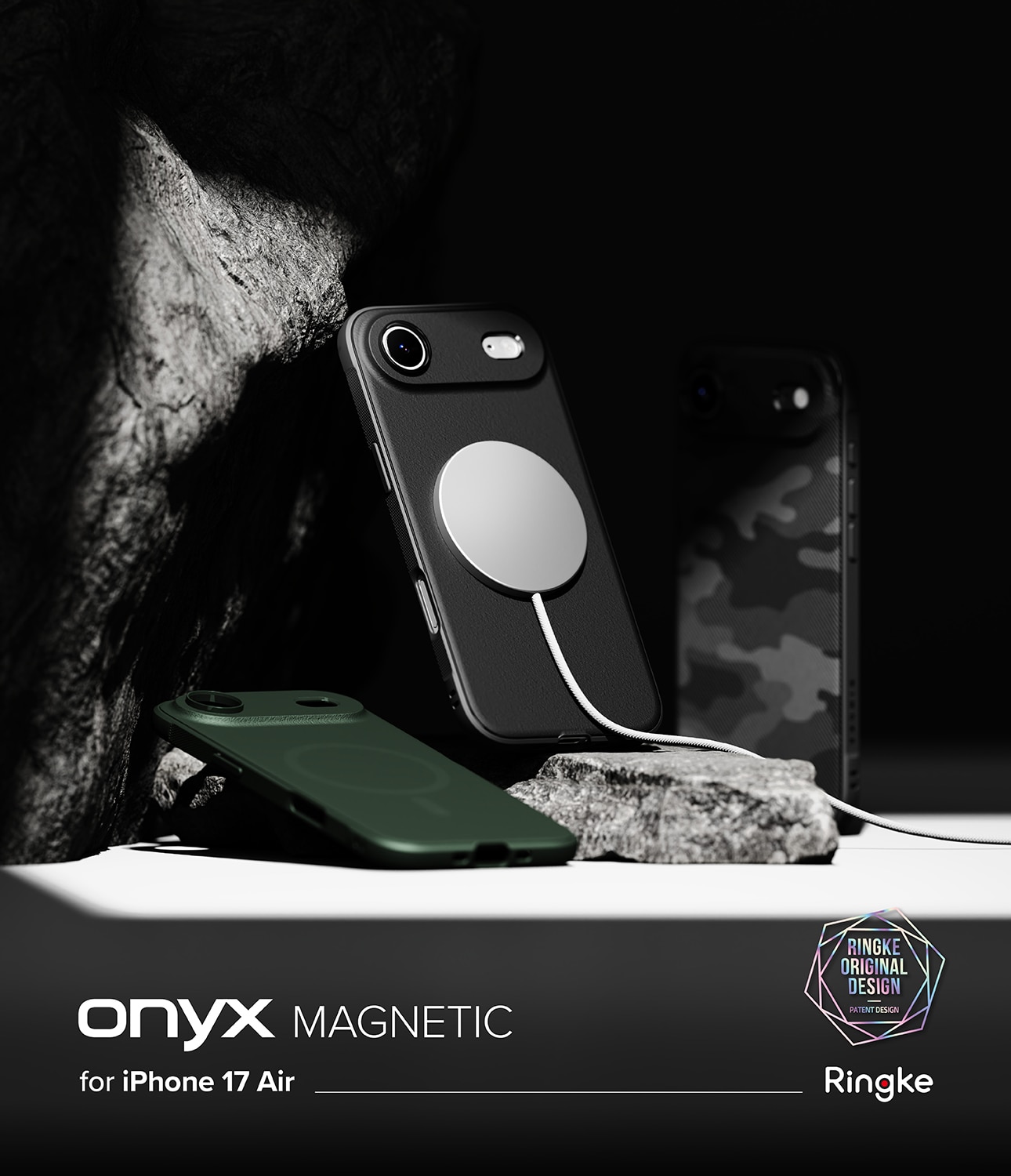 iPhone 17 Air Onyx Magnetic Case Black