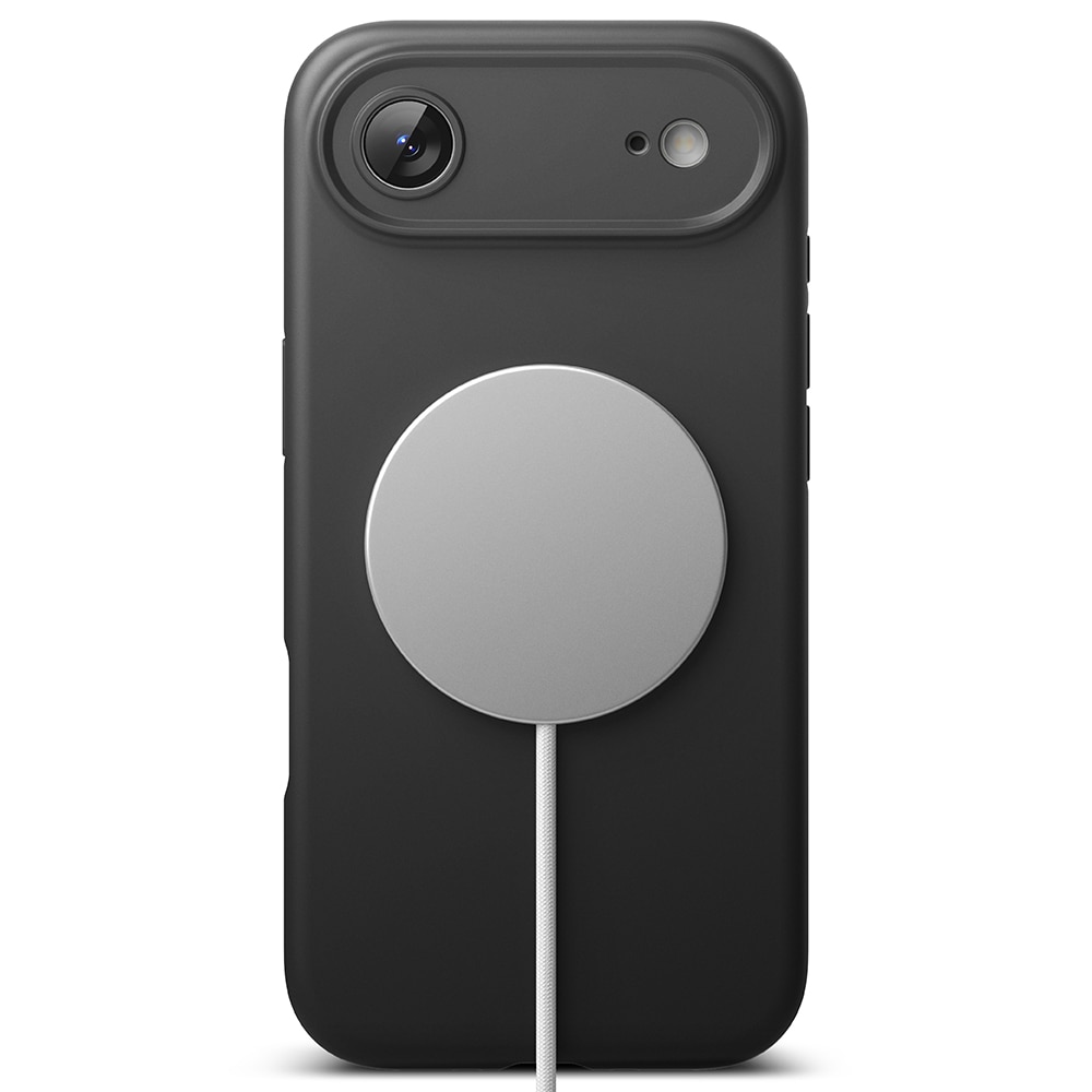 iPhone 17 Air Silicone Magnetic Case Black