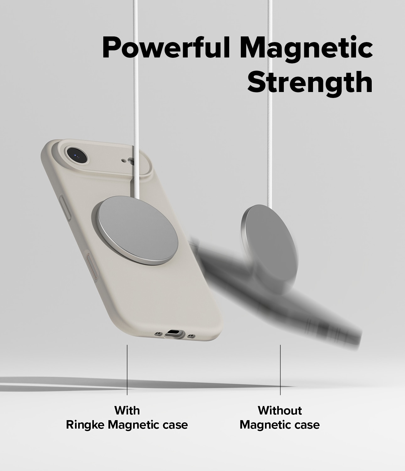 iPhone 17 Air Silicone Magnetic Case Stone