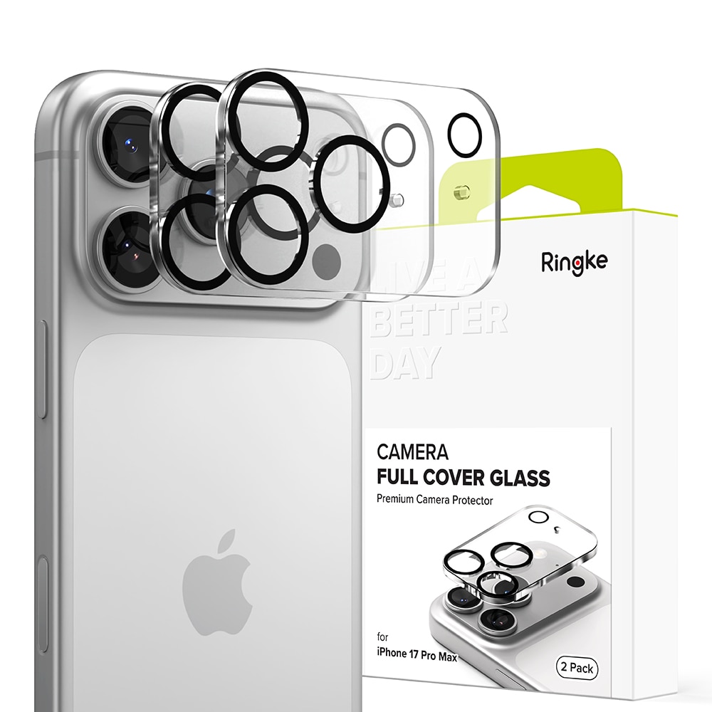 iPhone 17 Pro Max Camera Protector Glass (2-pack)