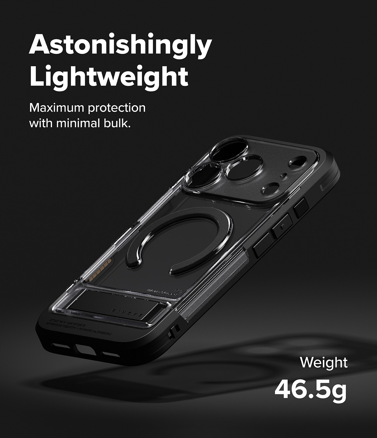 iPhone 17 Pro Max UX Magnetic Case Smoke Black