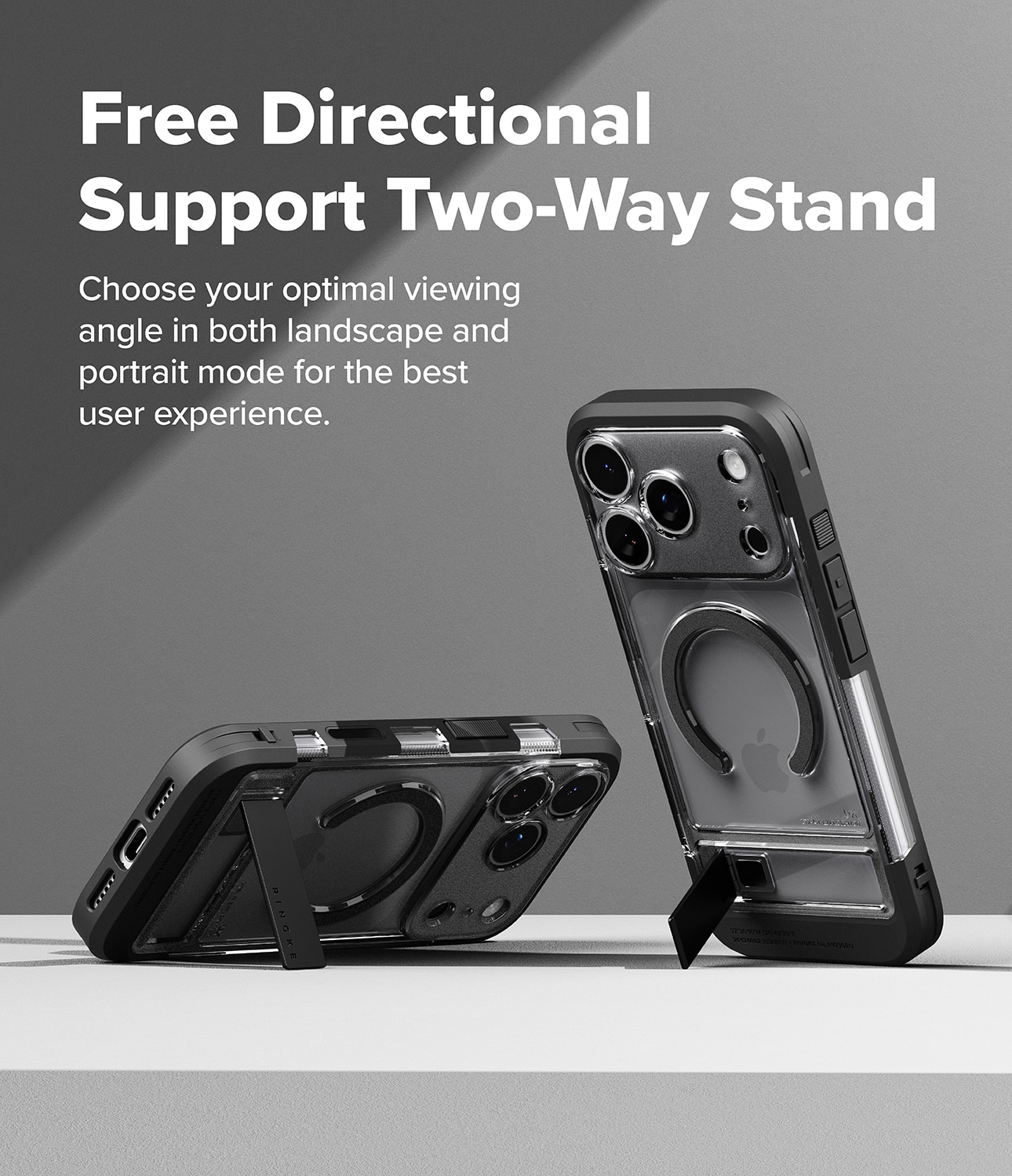 iPhone 17 Pro Max UX Magnetic Case Smoke Black