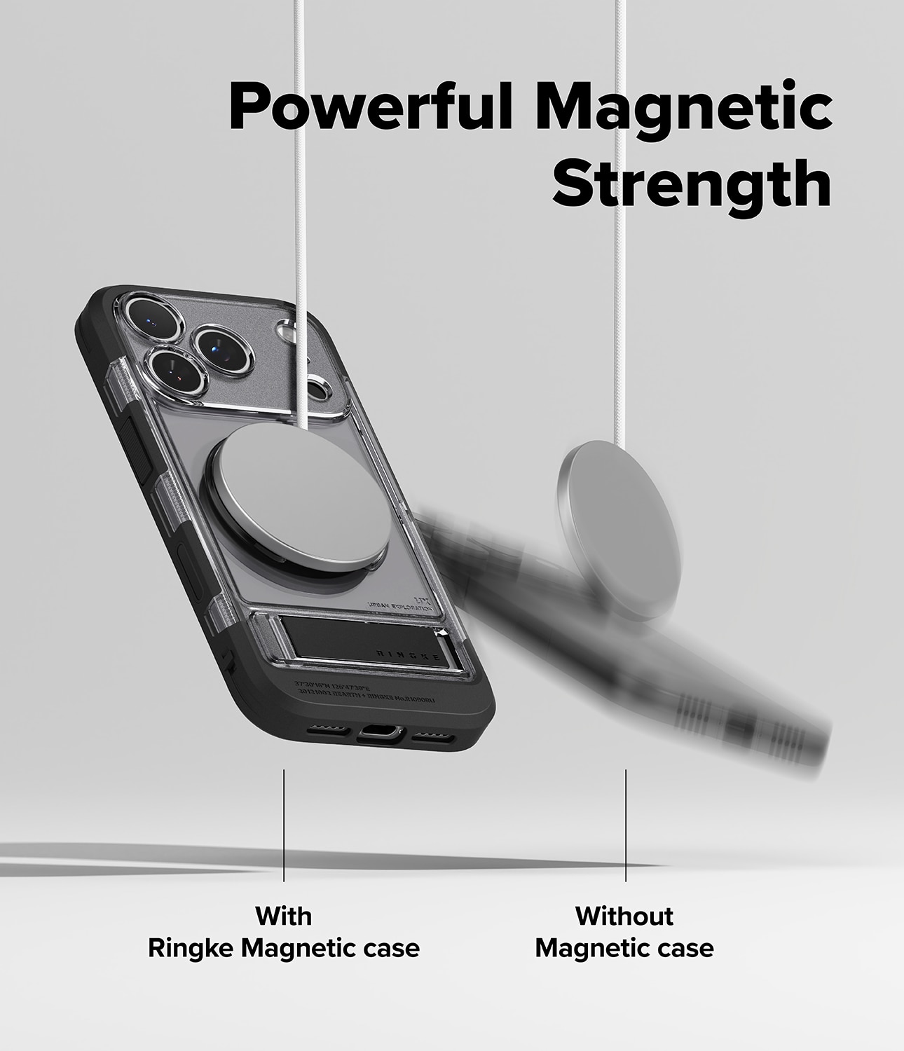 iPhone 17 Pro Max UX Magnetic Case Smoke Black