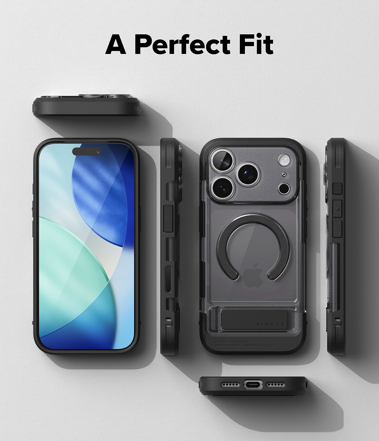 iPhone 17 Pro Max UX Magnetic Case Smoke Black
