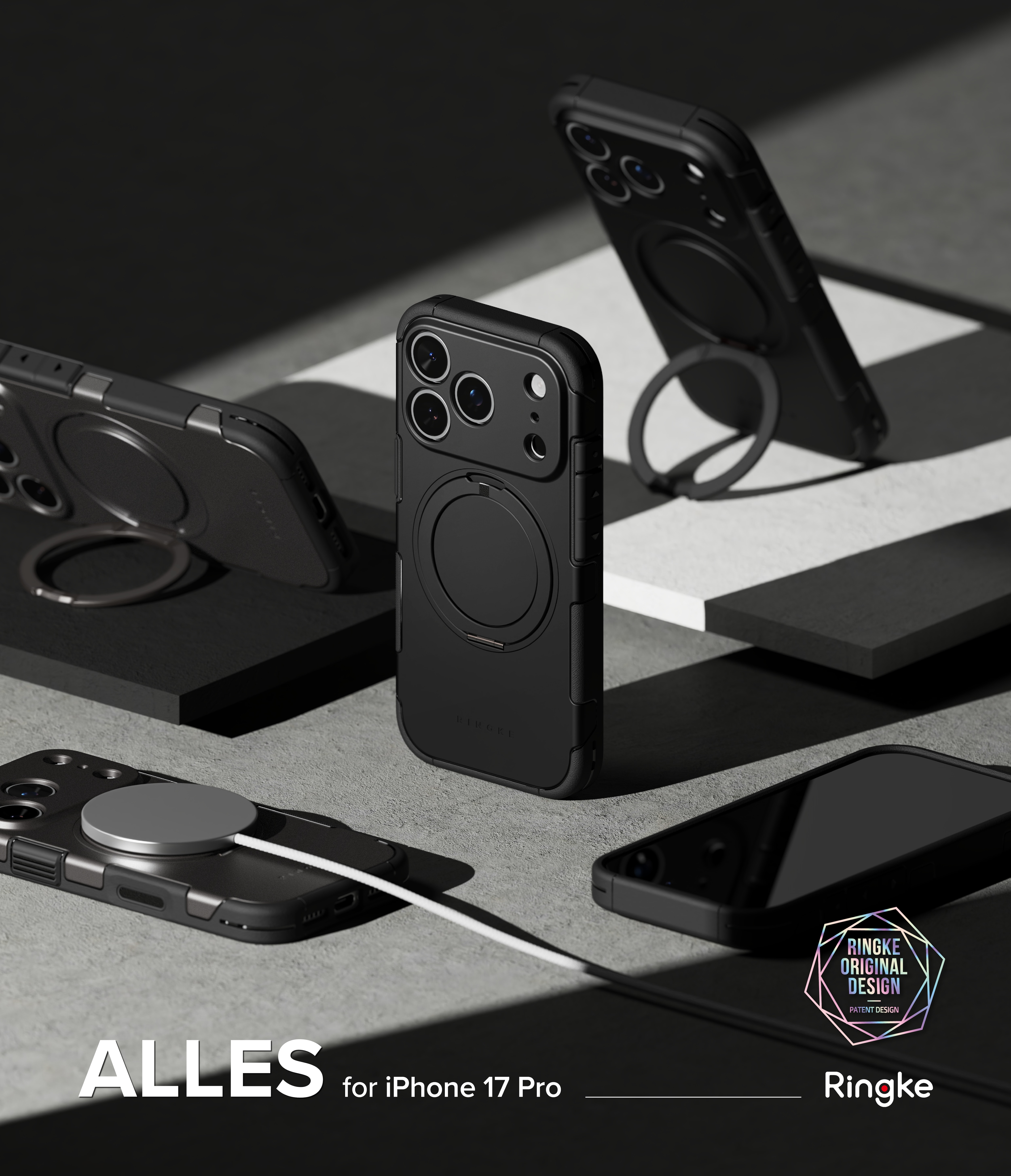 iPhone 17 Pro Alles Magnetic Case Black