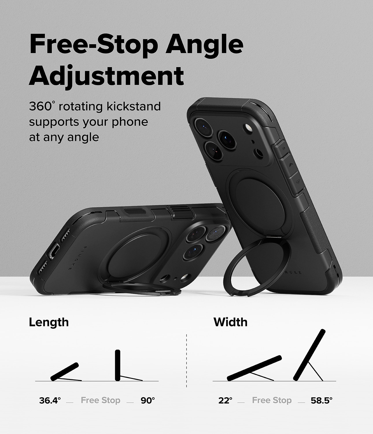 iPhone 17 Pro Alles Magnetic Case Black