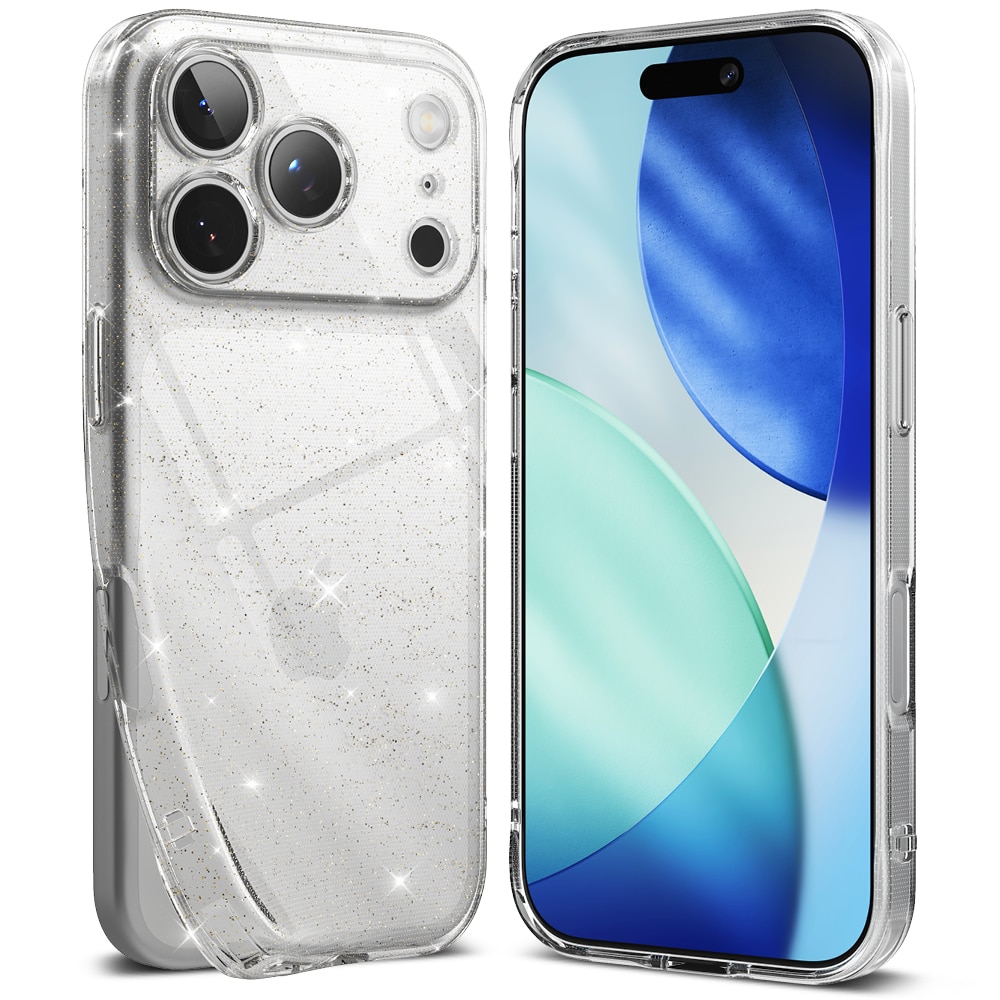 iPhone 17 Pro Air Case Glitter Clear