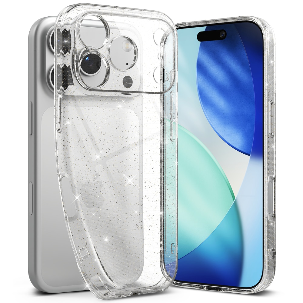 iPhone 17 Pro Air Case Glitter Clear