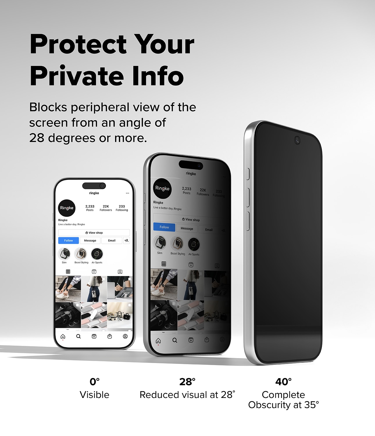 iPhone 17 Pro Max Easy Slide Privacy Glass (2-pack)