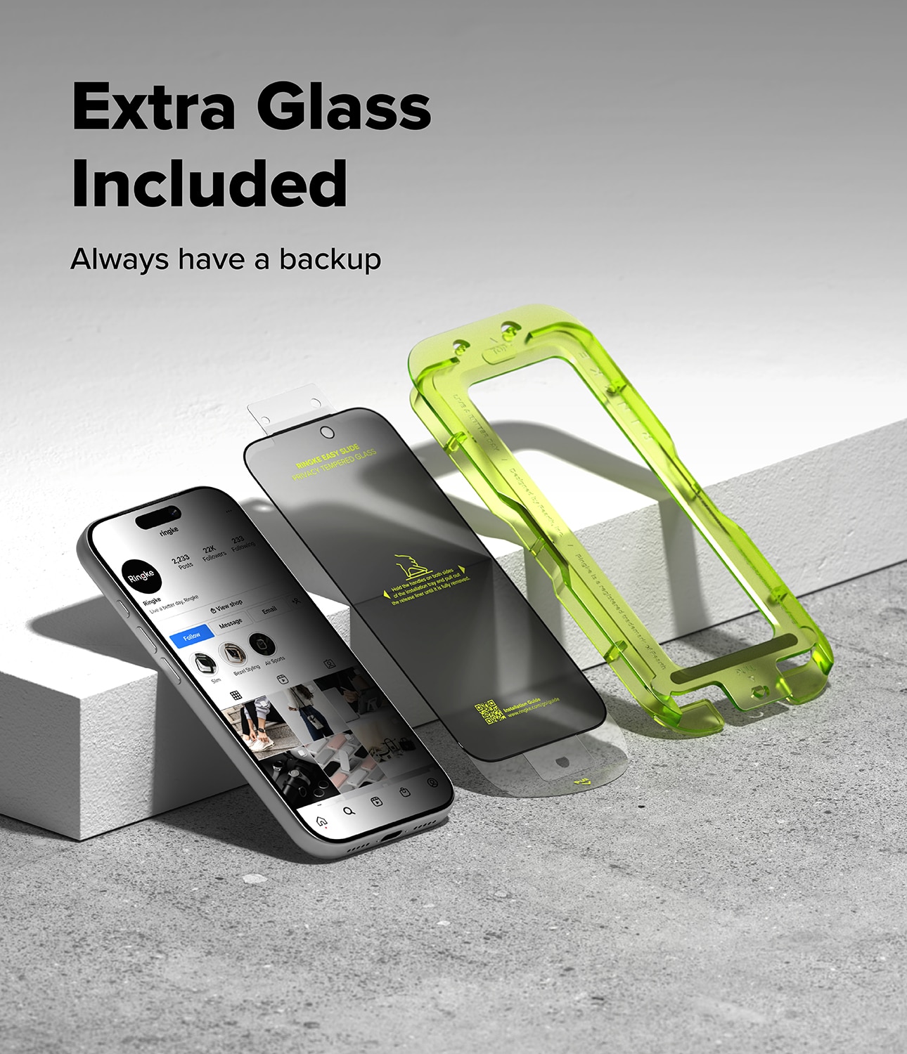 iPhone 17 Pro Max Easy Slide Privacy Glass (2-pack)