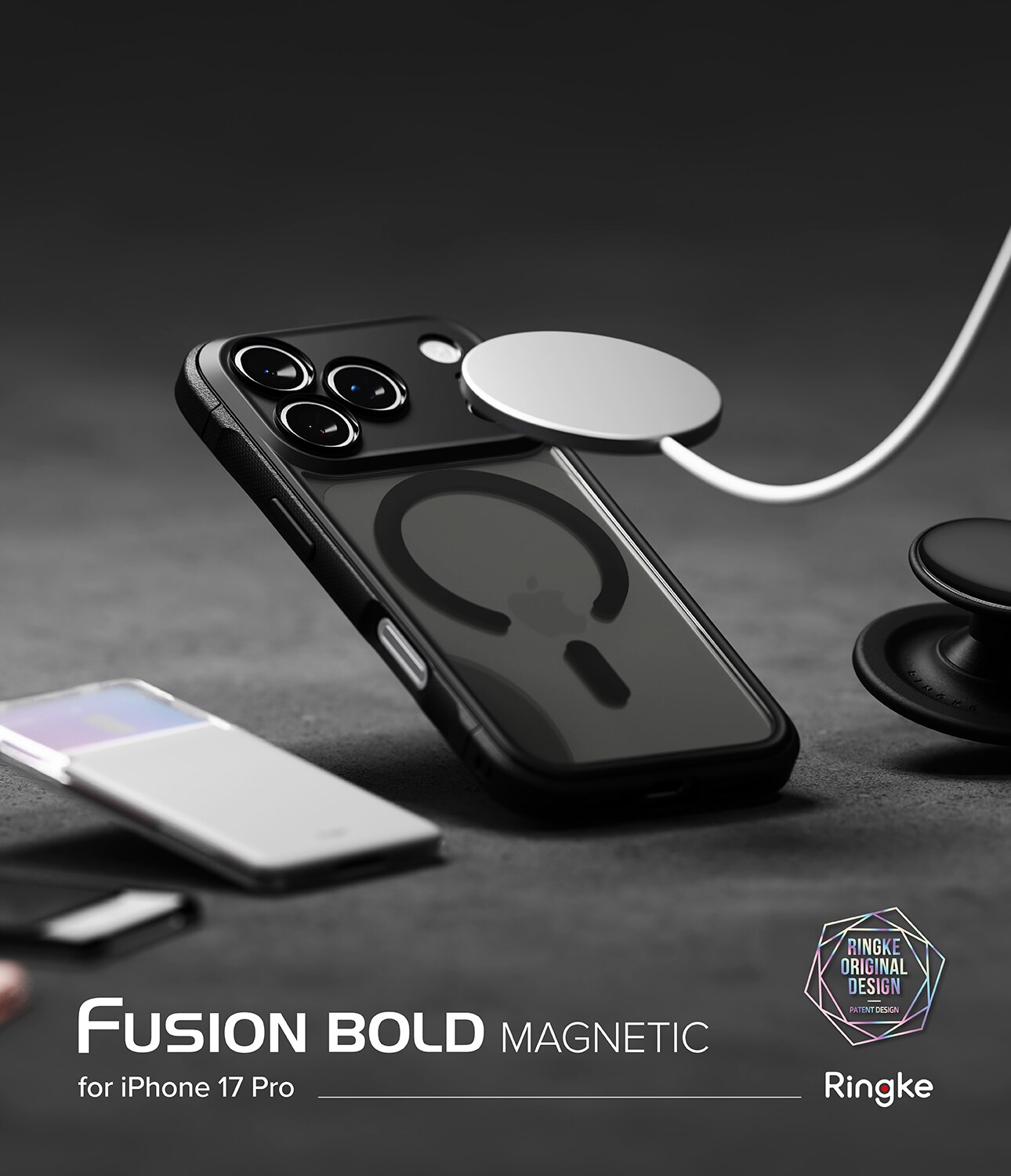 iPhone 17 Pro Max Fusion Bold Magnetic MagSafe Case Matte Black