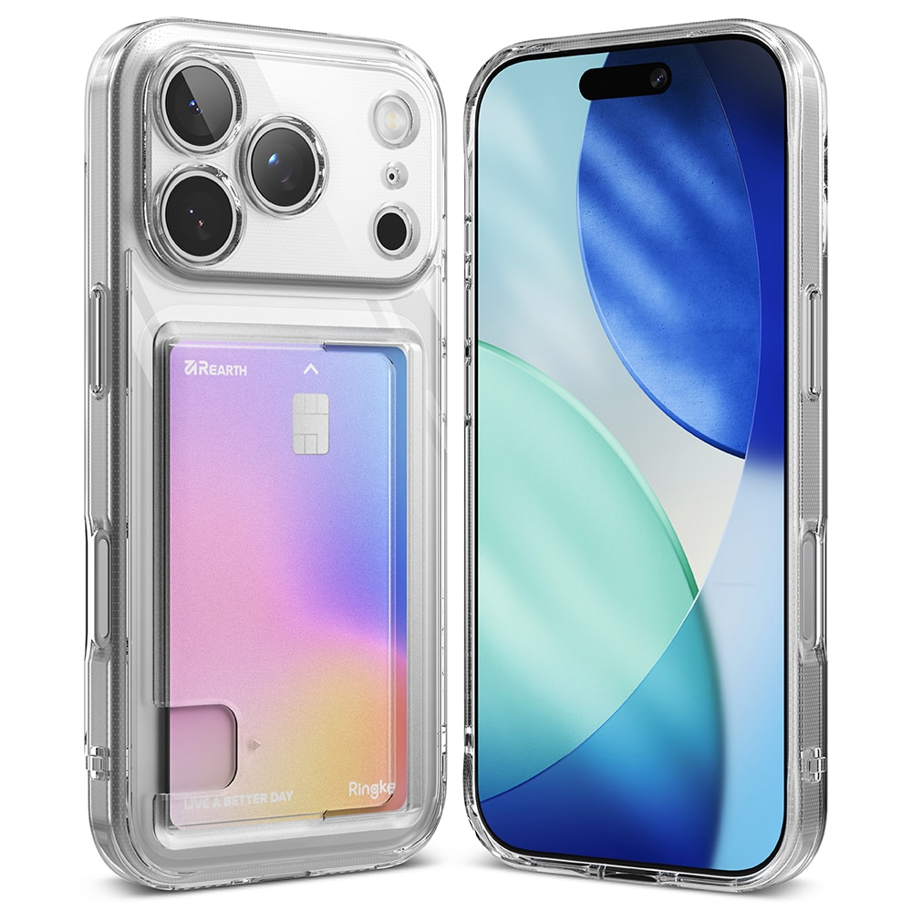 iPhone 17 Pro Max Fusion Card Case Transparent