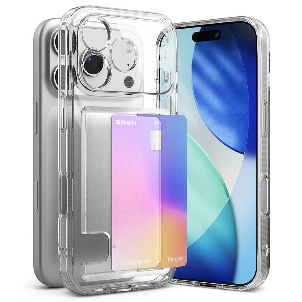 iPhone 17 Pro Fusion Card Case Transparent