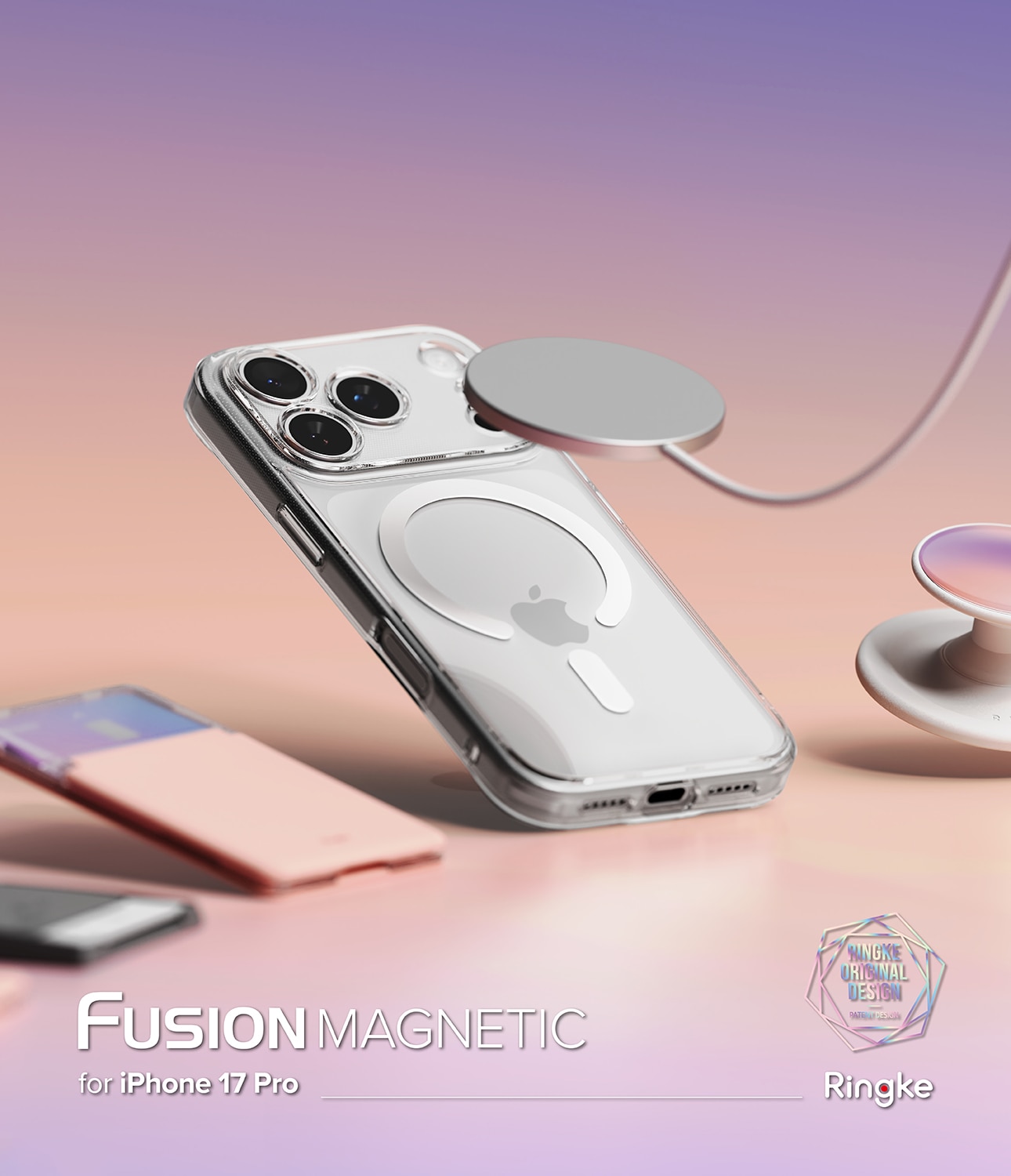 iPhone 17 Pro Max Fusion Magnetic Case Transparent