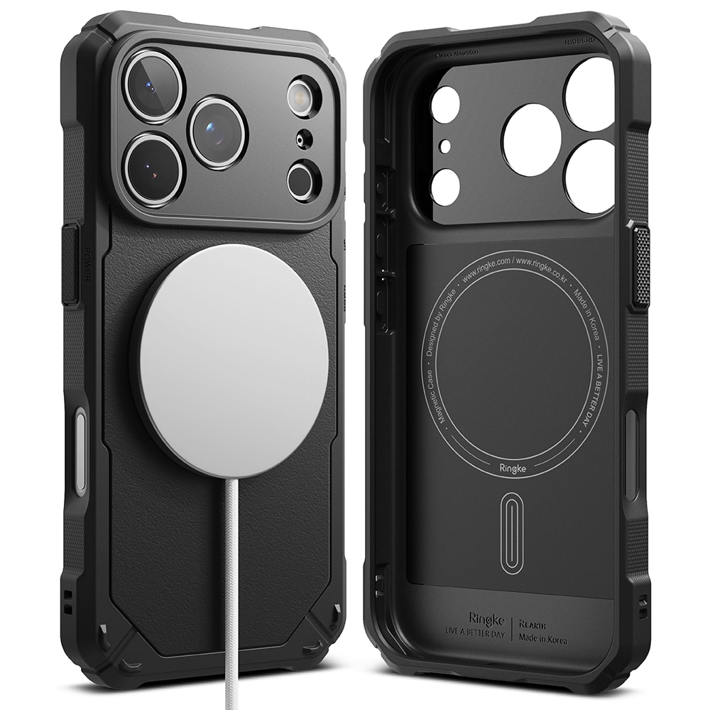 iPhone 17 Pro Rugged Gear Magnetic Case Black