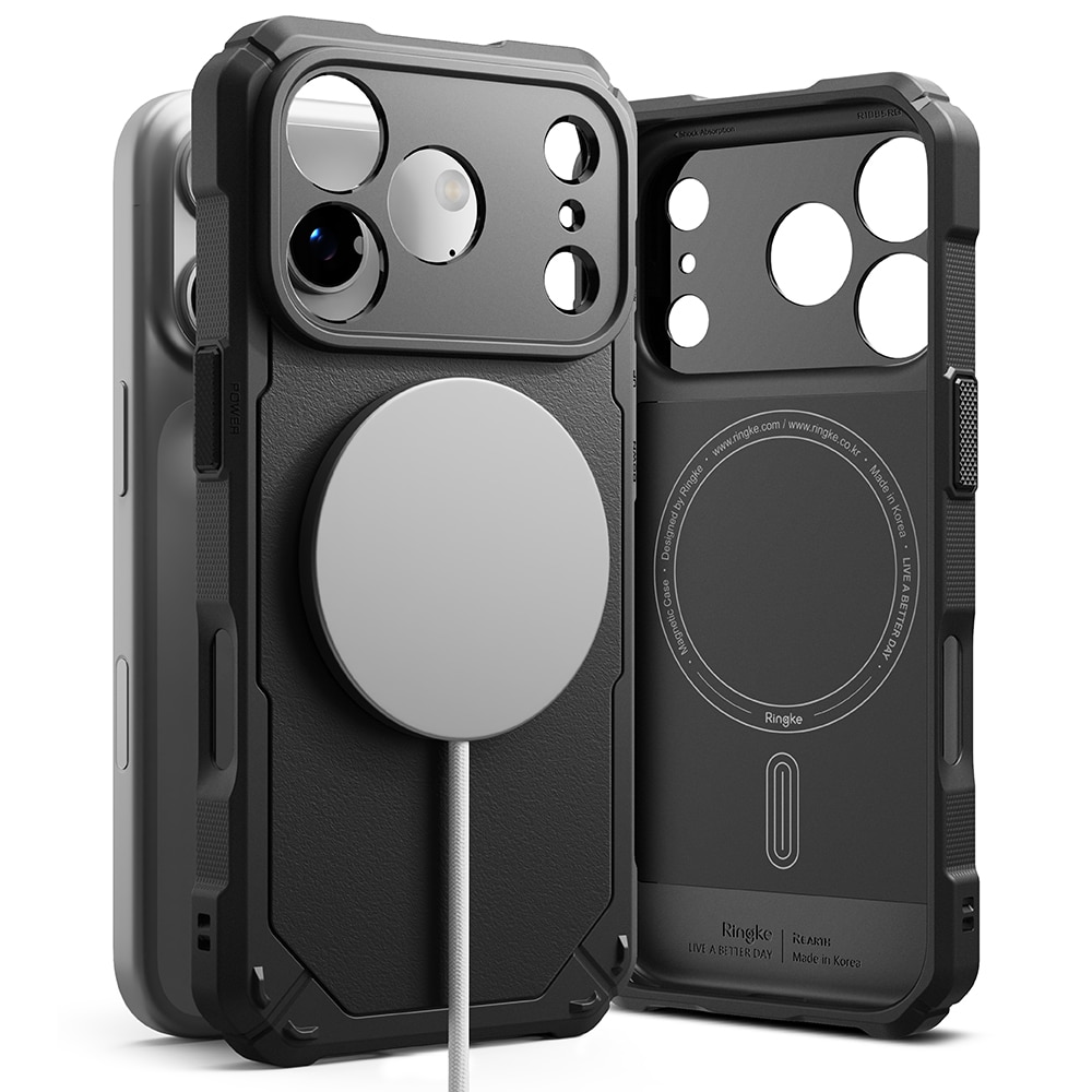 iPhone 17 Pro Rugged Gear Magnetic Case Black