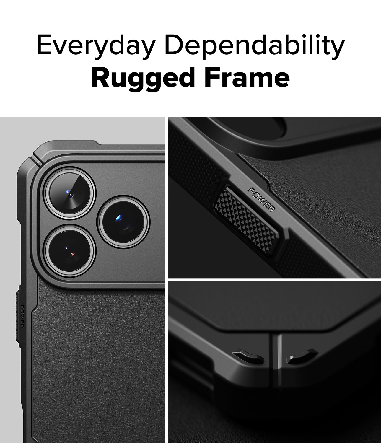 iPhone 17 Pro Rugged Gear Magnetic Case Black