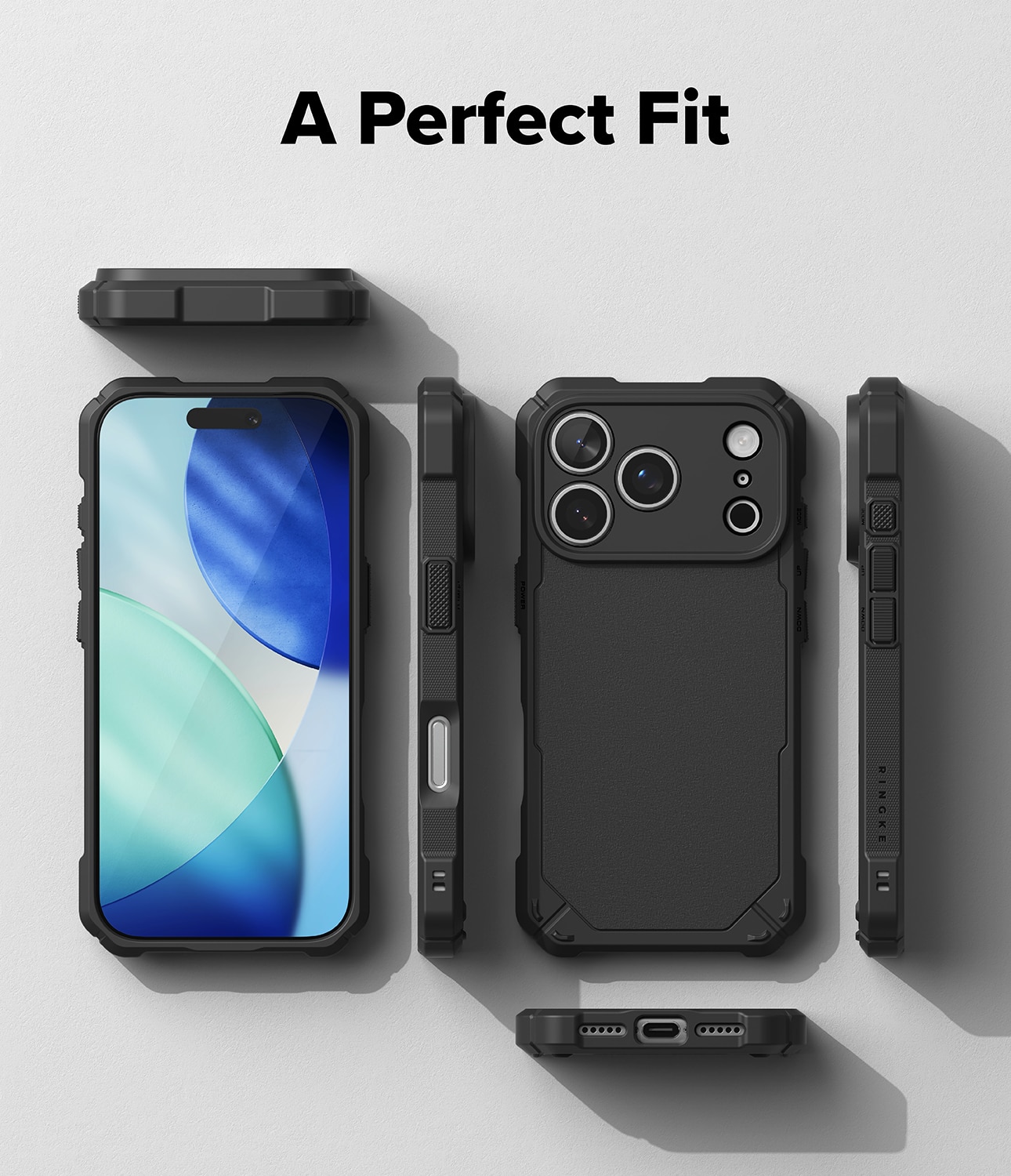 iPhone 17 Pro Rugged Gear Magnetic Case Black