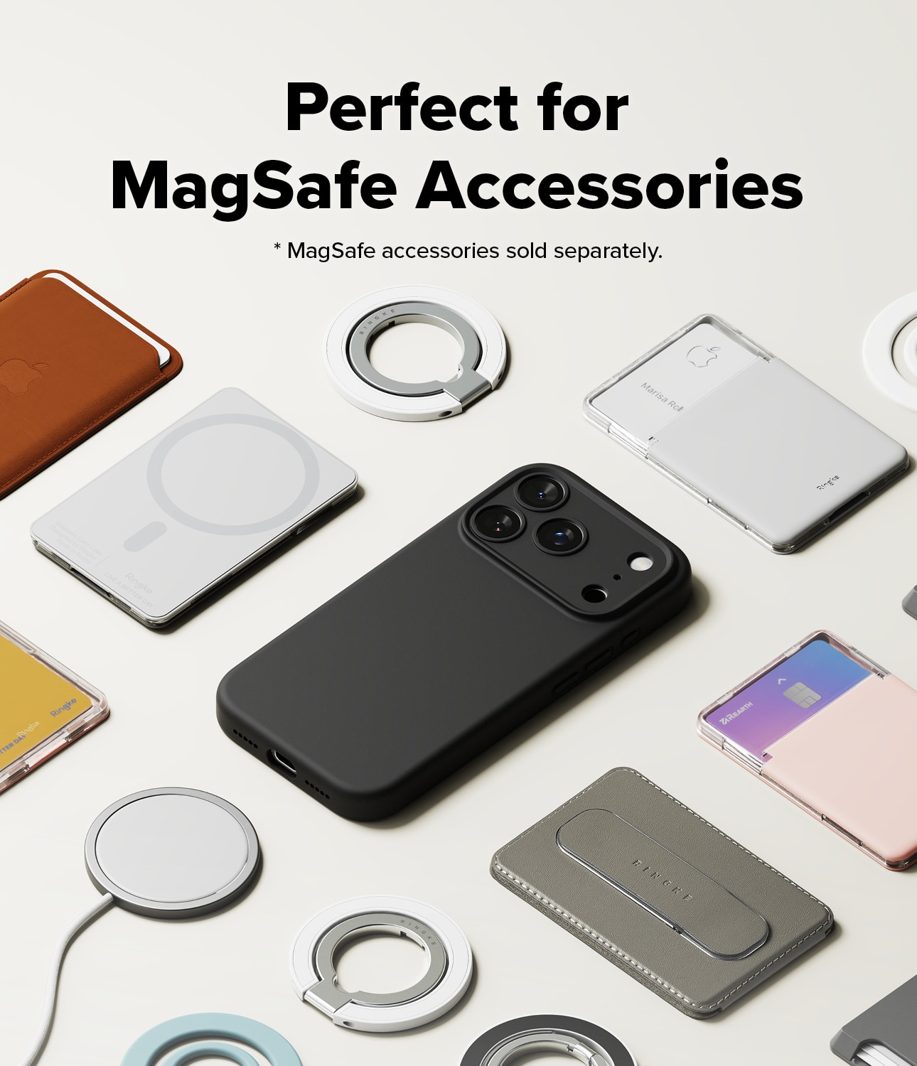 iPhone 17 Pro Max Silicone Magnetic Case Black