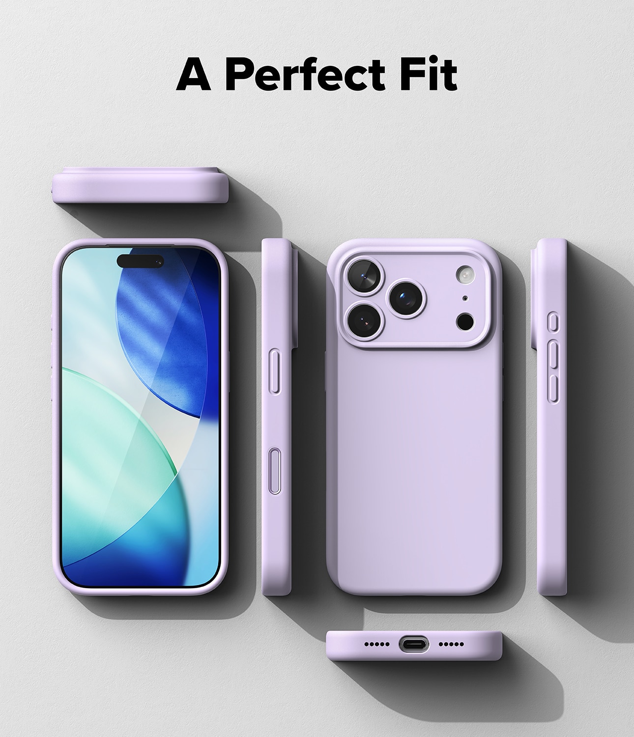 iPhone 17 Pro Max Silicone Magnetic Case Light Purple