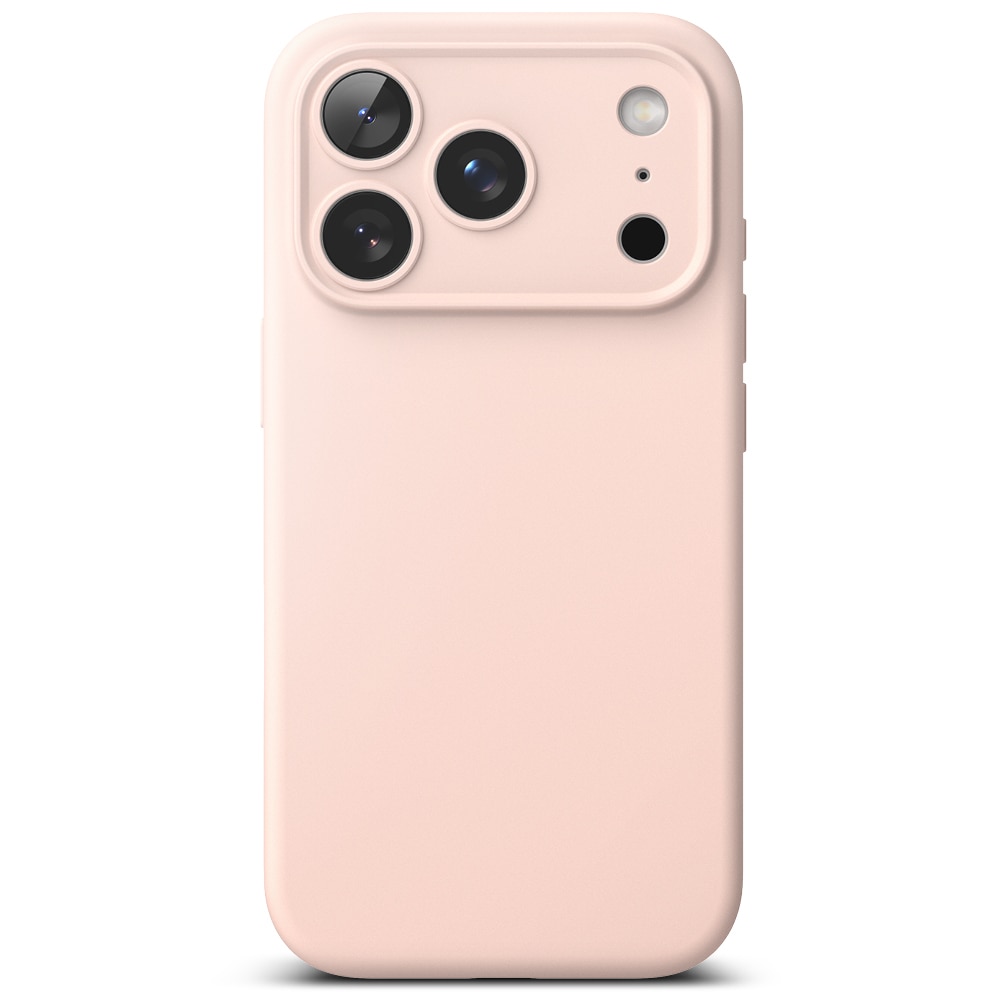 iPhone 17 Pro Silicone Magnetic Case Pink Sand
