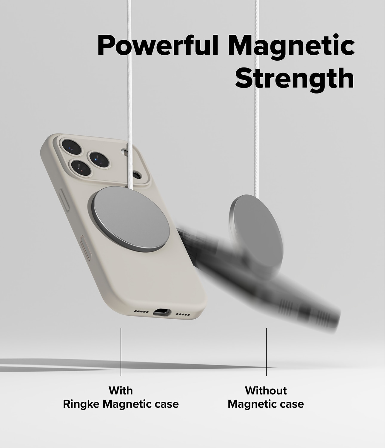 iPhone 17 Pro Max Silicone Magnetic Case Stone
