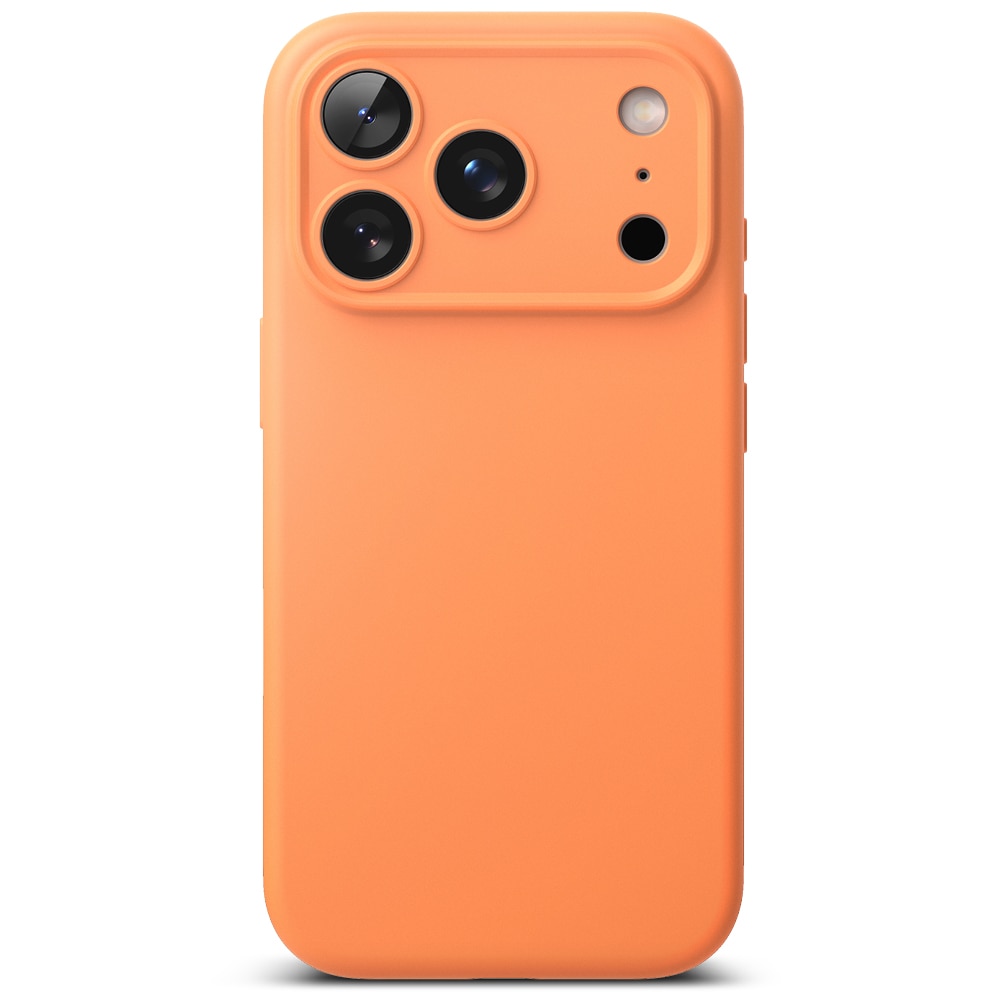 iPhone 17 Pro Max Silicone Magnetic Case Tangerine