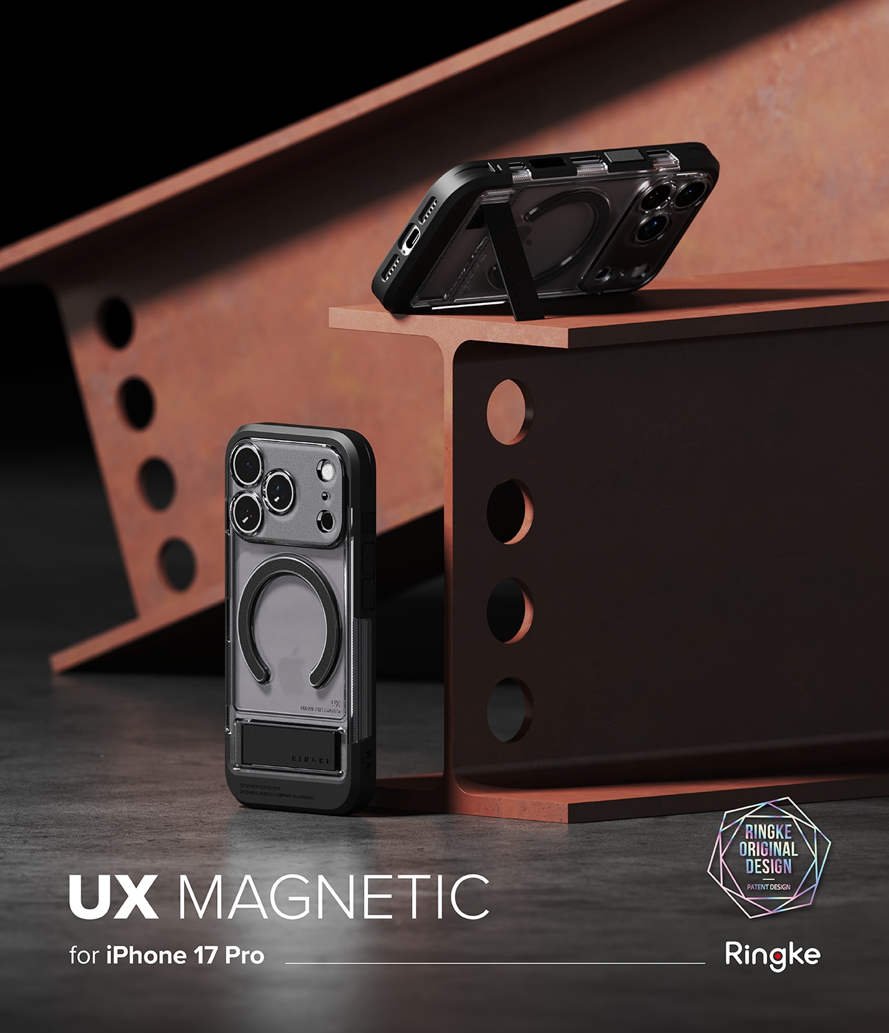 iPhone 17 Pro UX Magnetic Case Smoke Black