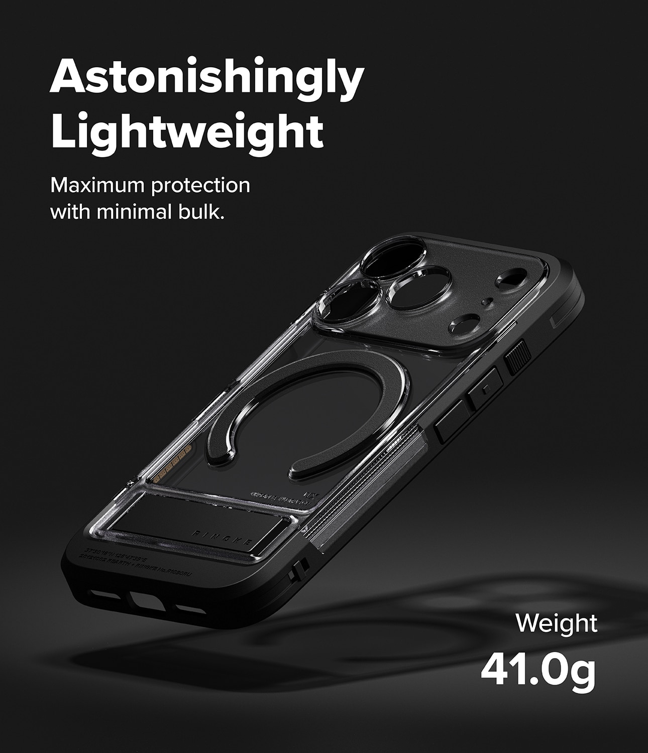 iPhone 17 Pro UX Magnetic Case Smoke Black